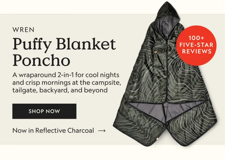 Puffy Blanket Poncho