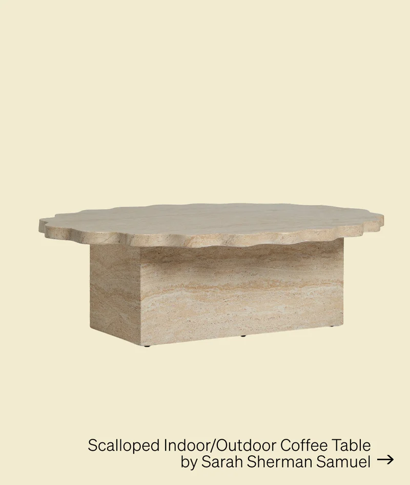 Shop Scalloped Coffee Table