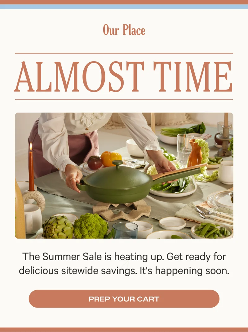 Our Place - Summer sale is heating up!