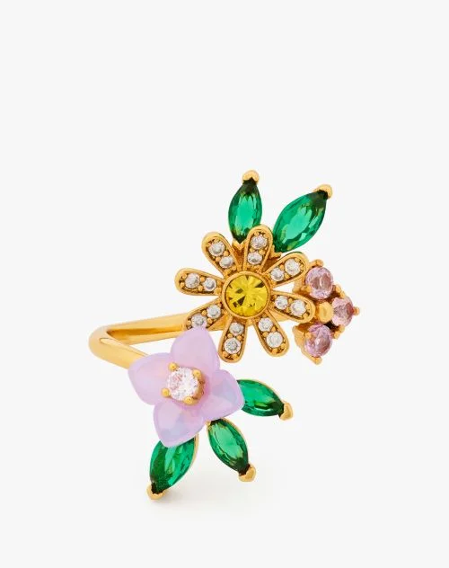 Bursting Blooms Wrap Ring