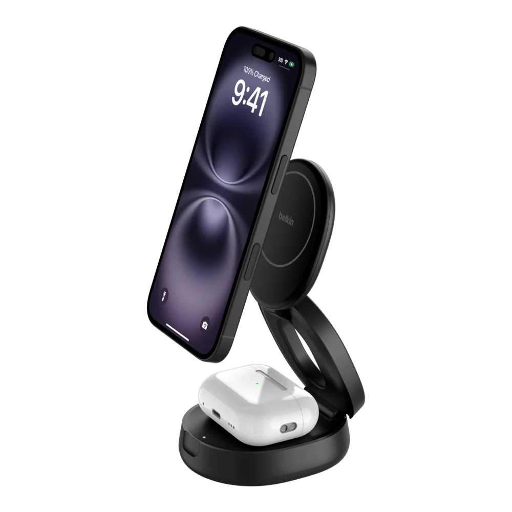 Image of 2-in-1 Convertible Magnetic Charging Stand with Qi2 15W