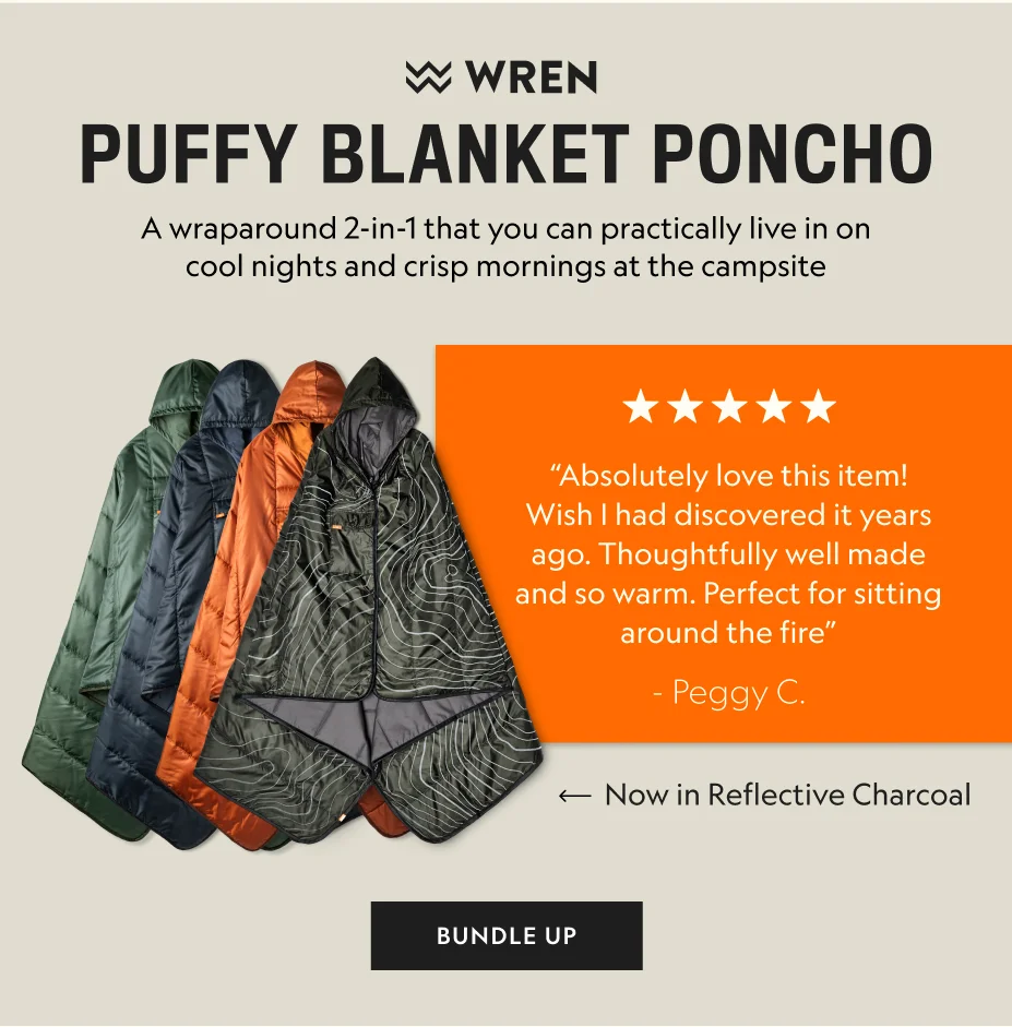 Puffy Blanket Poncho