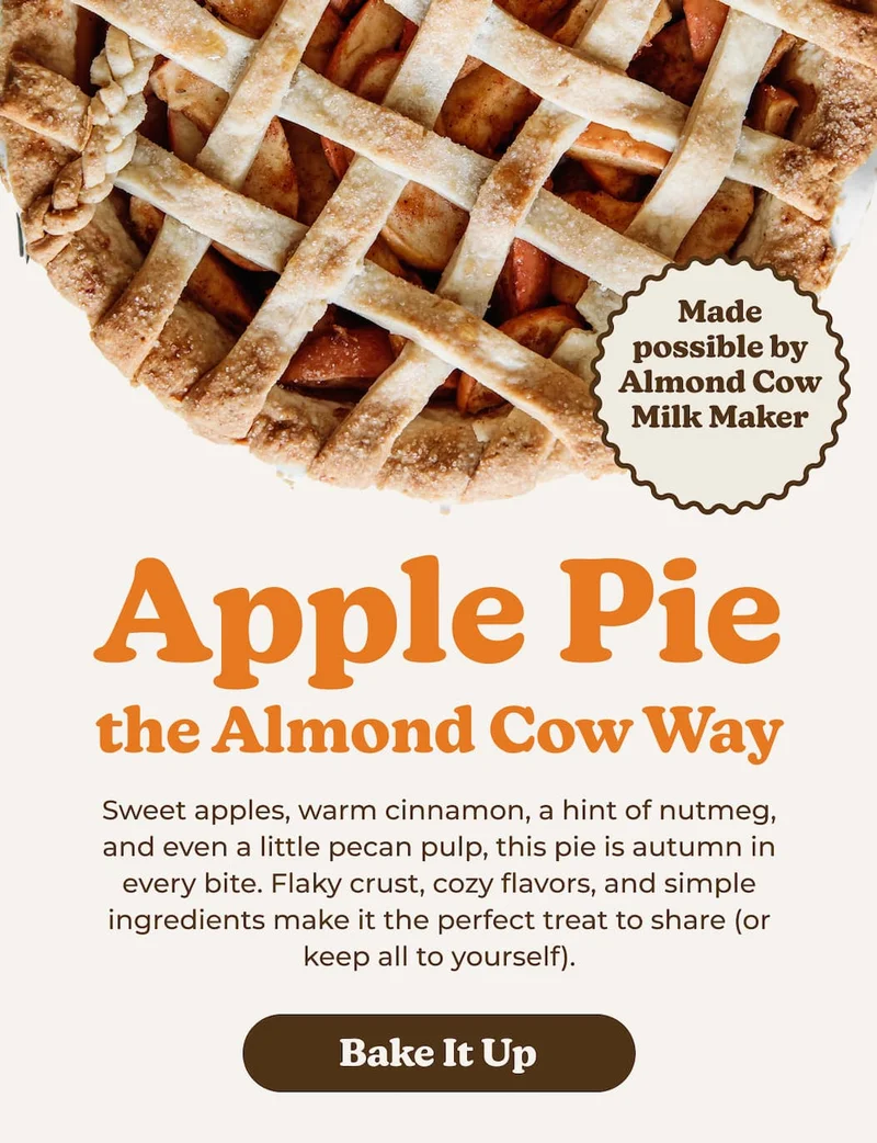 Apple Pie the Almond Cow Way