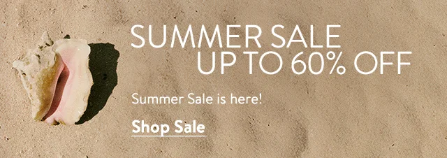 Summer Sale: up to 60% off.