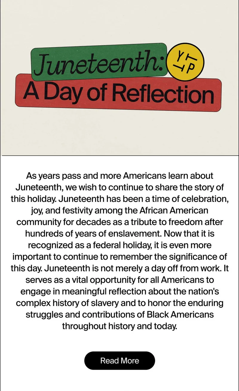 Juneteenth: A Day of Reflection