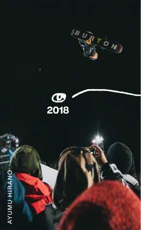 Burton Athlete, Ayumu Hirano, riding the Burton Custom Snowboard in the halfpipe