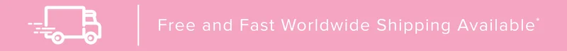 Free and fast worldwide shipping available