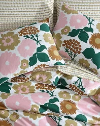 Pieni Kukkatori King Duvet Cover and Sham set