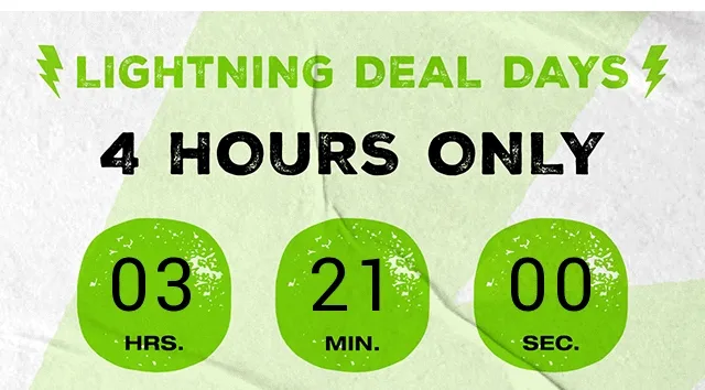 Lightning Deal. 40 Percent Off Sitewide. Shop Now
