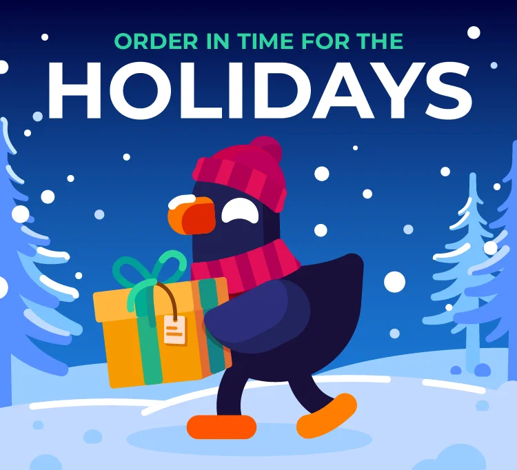 Order in Time For The Holidays!