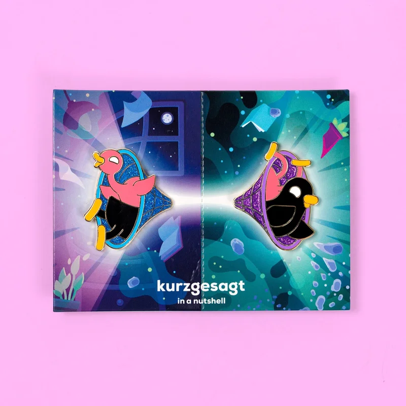 Image of Friendship Wormhole Enamel Pins Set