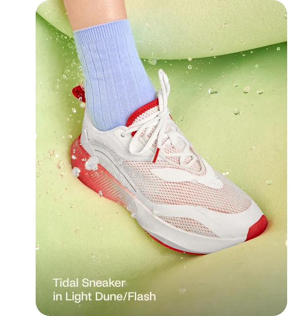 Tidal Sneaker in Light Dune/Flash