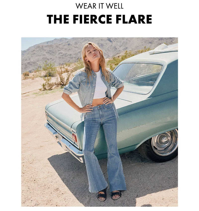 Wear it Well The Fierce Flare Print Jean