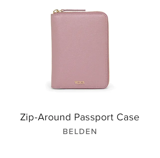 Zip-Around Passport Case
