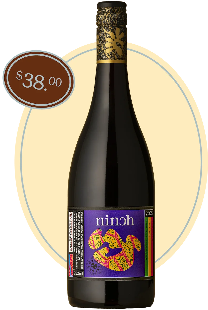Bottle shot of Ninch Pinot Noir 2025
