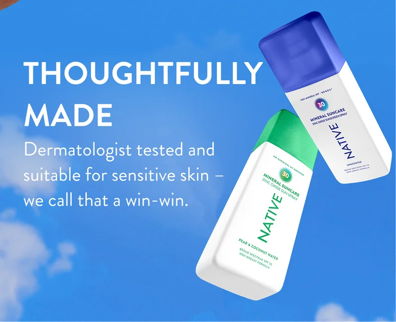 Thoughtfully made. Dermatologist tested and suitable for sensitive skin - we call that a win - win. Thoughtfully made. Dermatologist tested and suitable for sensitive skin - we call that a win - win.