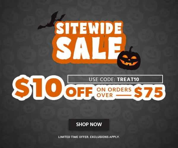 Sitewide Sale! $10 Off On Orders Over $75 Use Code: discount code Limited Time Offer Exclusions Apply Shop Now