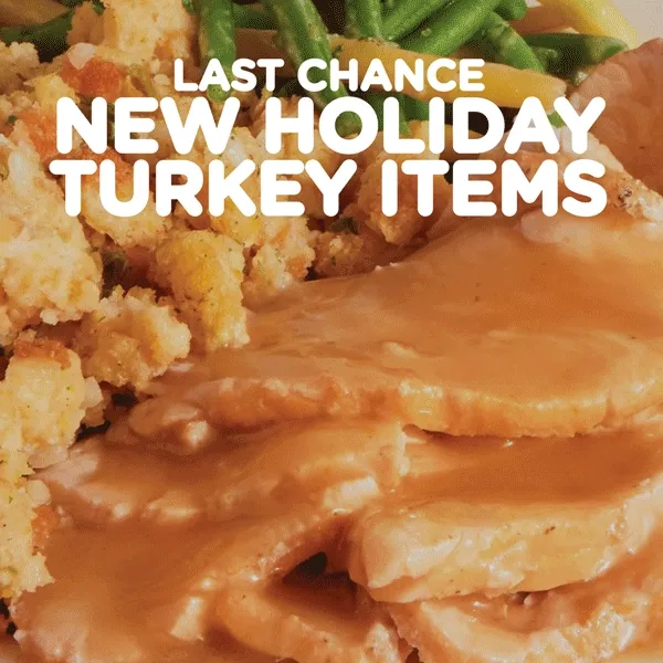 Last Chance New Holiday Turkey Items