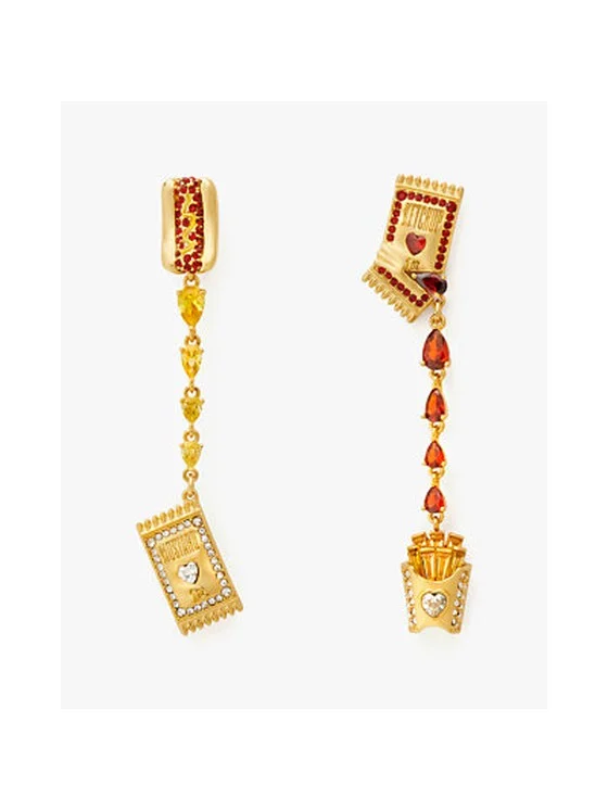 What A Snack Linear Earrings
