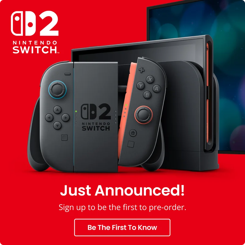 NINTENDO SWITCH Just Announced! Sign up to be the first to pre-order. Be The First To Know