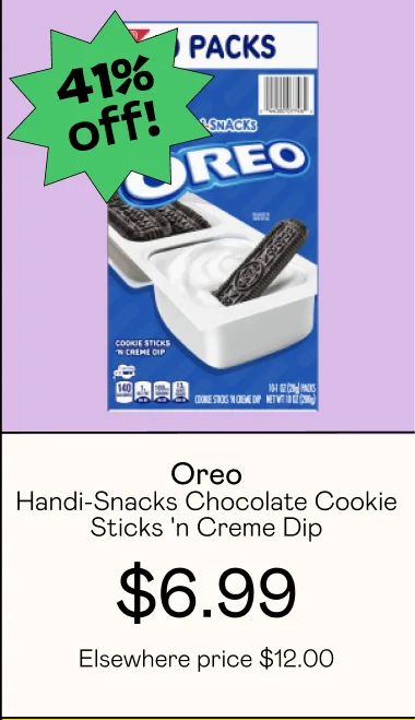 Handi-Snacks Chocolate Cookie Sticks 'n Creme Dip