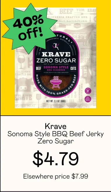 Sonoma Style BBQ Beef Jerky Zero Sugar