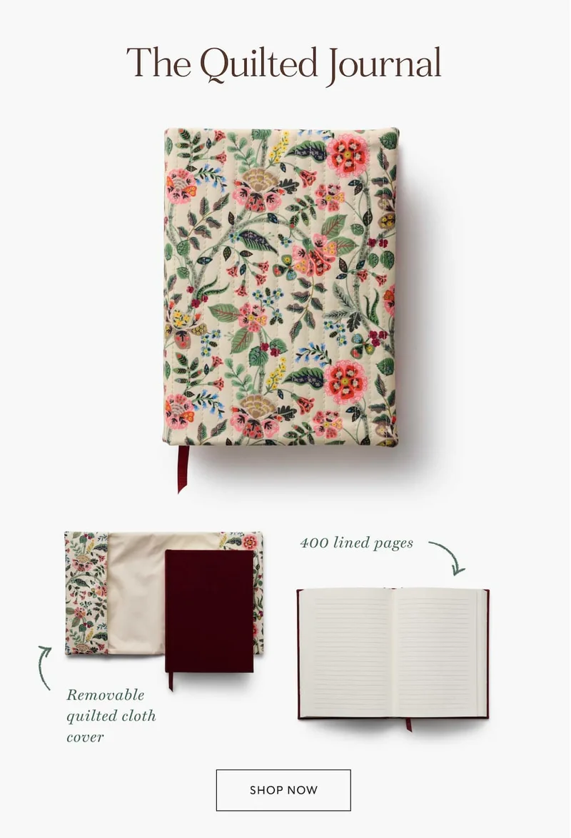 Shop the Gracie Quilted Journal