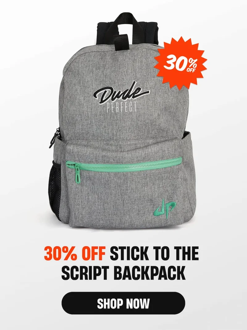 30% OFF STICK TO THE  SCRIPT BACKPACK - SHOP NOW