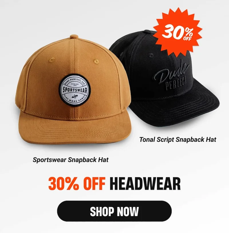 30% OFF HEADWEAR - SHOP NOW