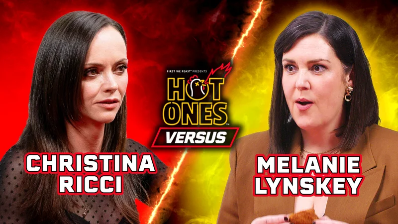 Christina Ricci and Melanie Lynskey on Hot Ones Versus.