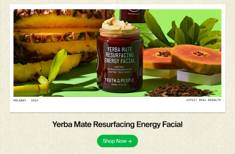 Yerba Mate Resurfacing Energy Facial