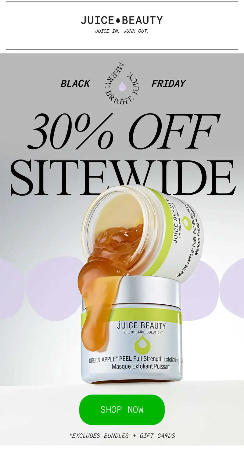 Black Friday: 30% Off Sitewide