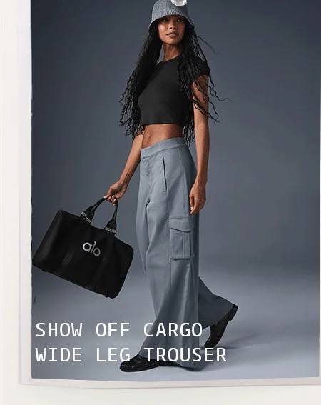 Show Off Cargo Wide Leg Trouser