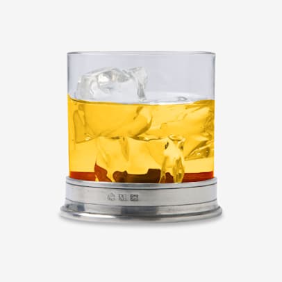 Pewter Double Old Fashioned Glass