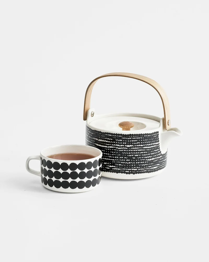 Pieni Unikko kitchen textile set