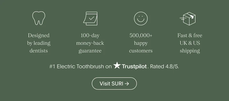 Over 500,000 happy customers and designed by leading dentists. Visit SURI
