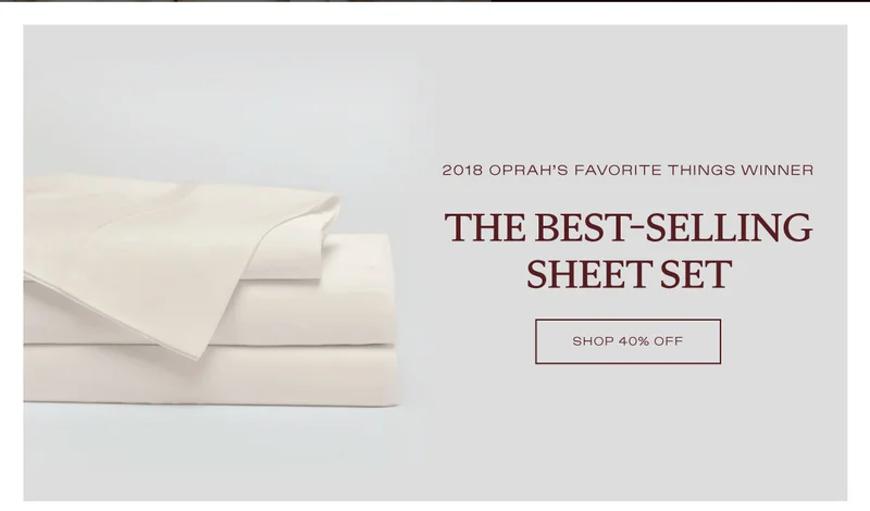 The Best-Selling Sheet Set - Shop 40% Off Now The Best-Selling Sheet Set - Shop 40% Off Now