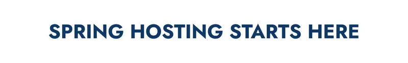 Spring hosting starts here