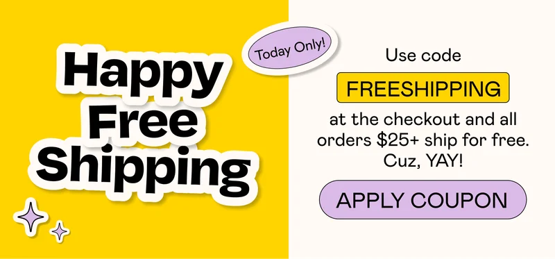 Happy Free Shipping | APPLY COUPON