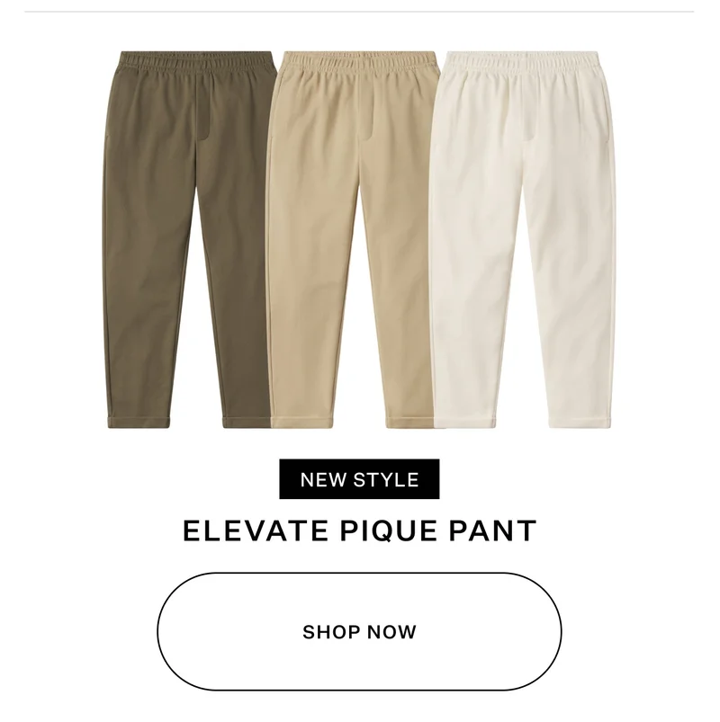 Elevate Pique Pant