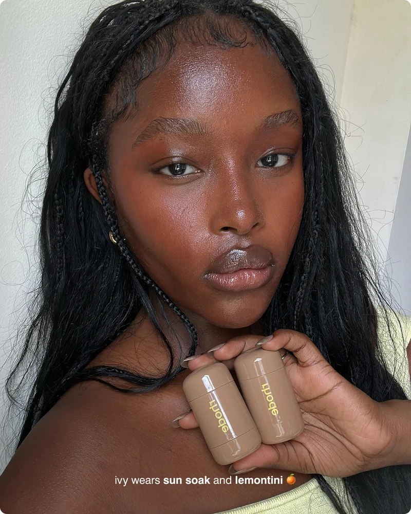 ivy wears sun soak and lemontini 🍊