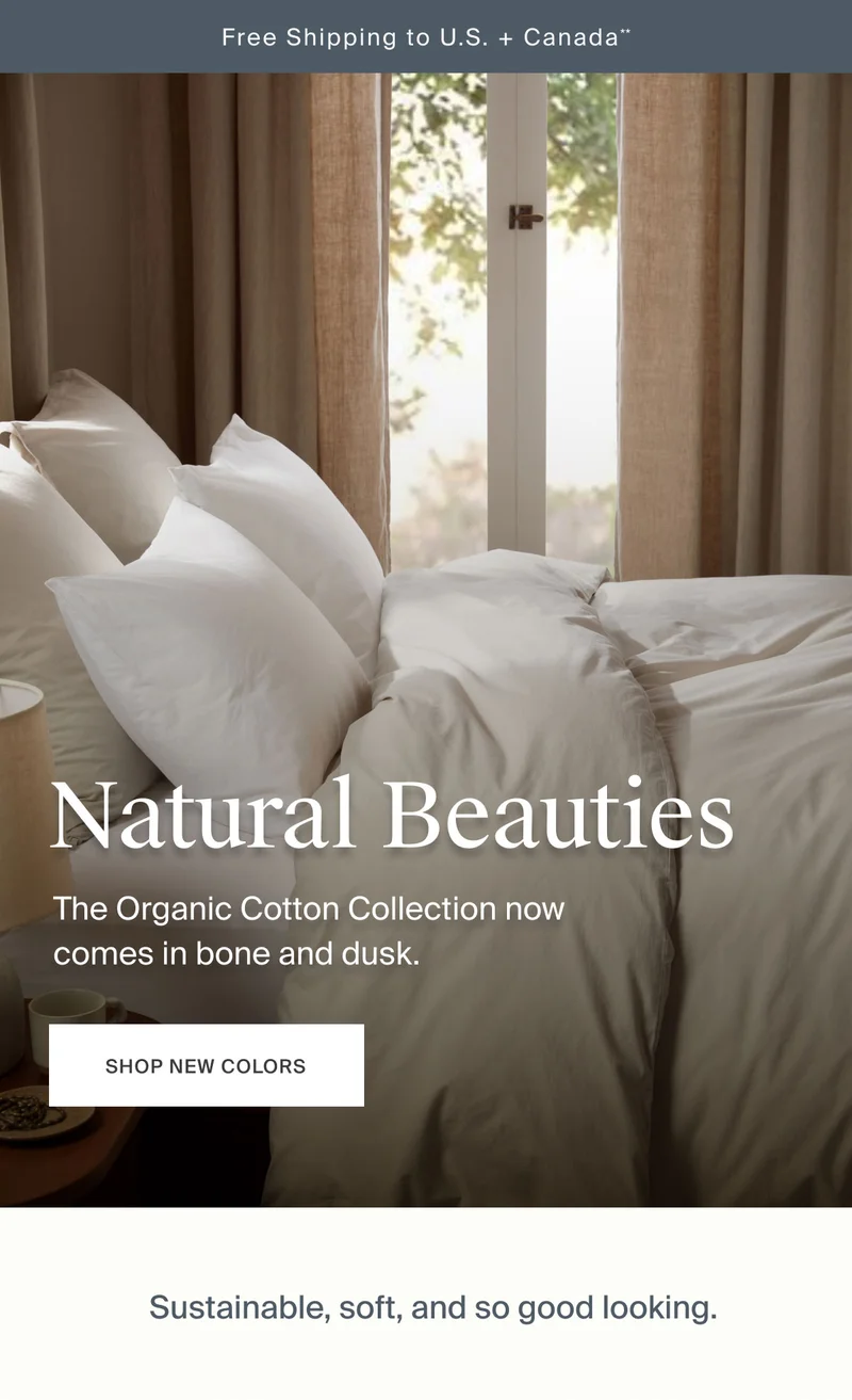 Shop New Colors of the Organic Cotton Collection