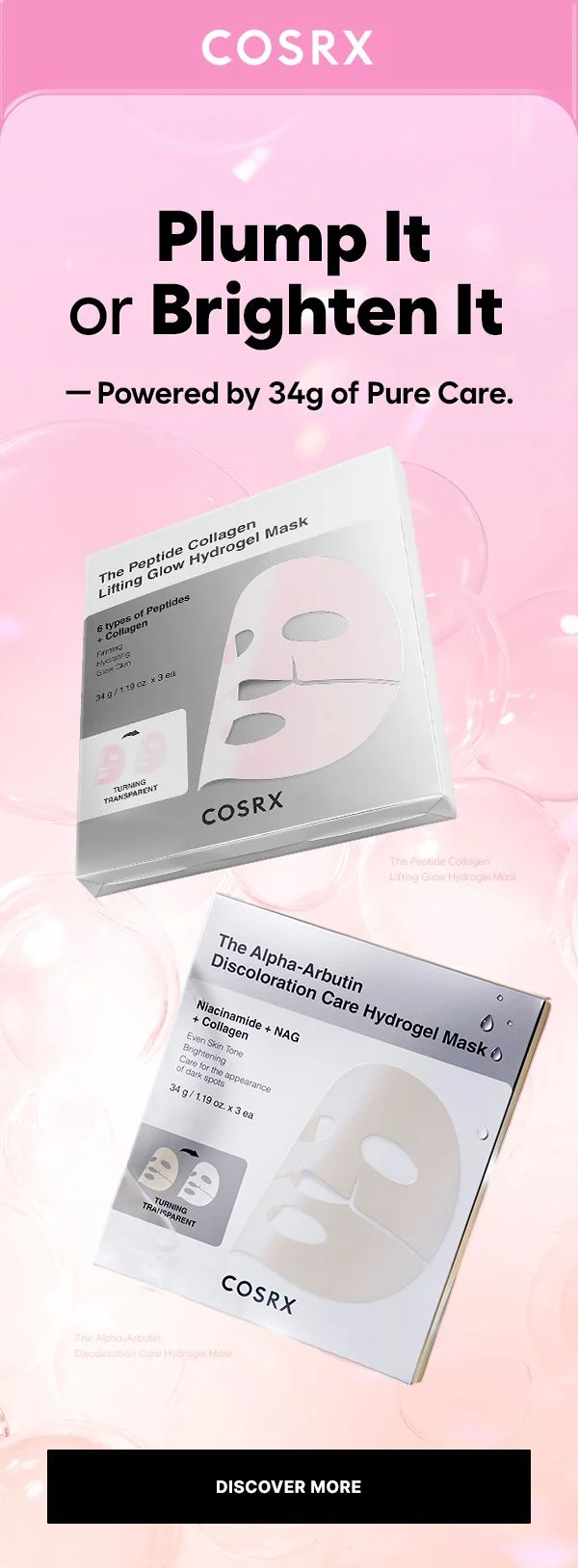 New Hydrogel Mask, Discover More