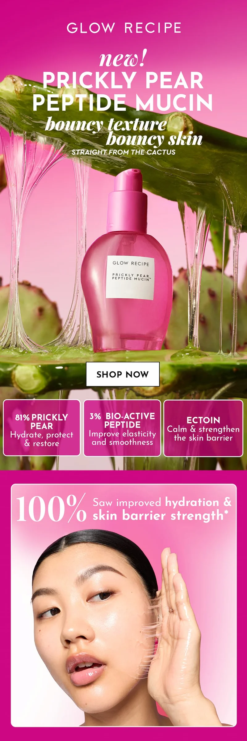 Prickly Pear Peptide Mucin
