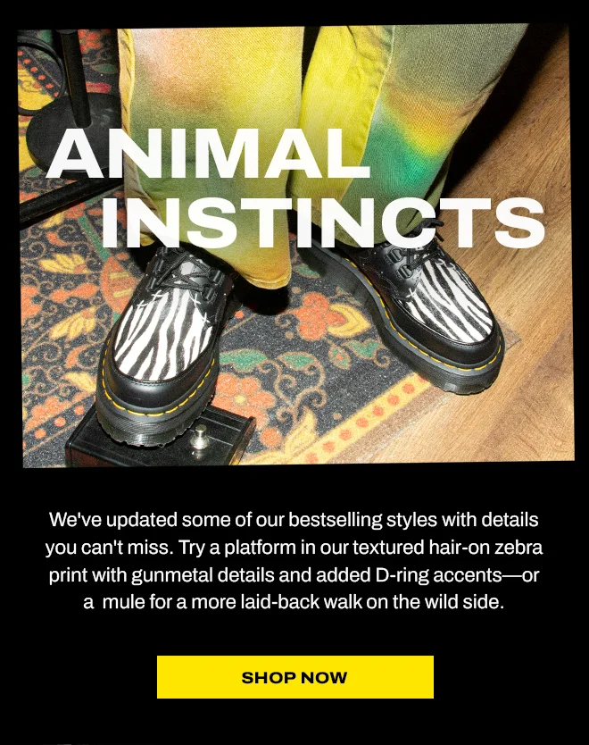 Shop new zebra print styles