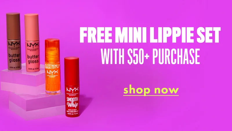 FREE MINI LIPPIE SET WITH $50+ PURCHASE