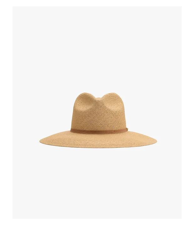Packable Wide Brim Ecuador Hat Dark Natural