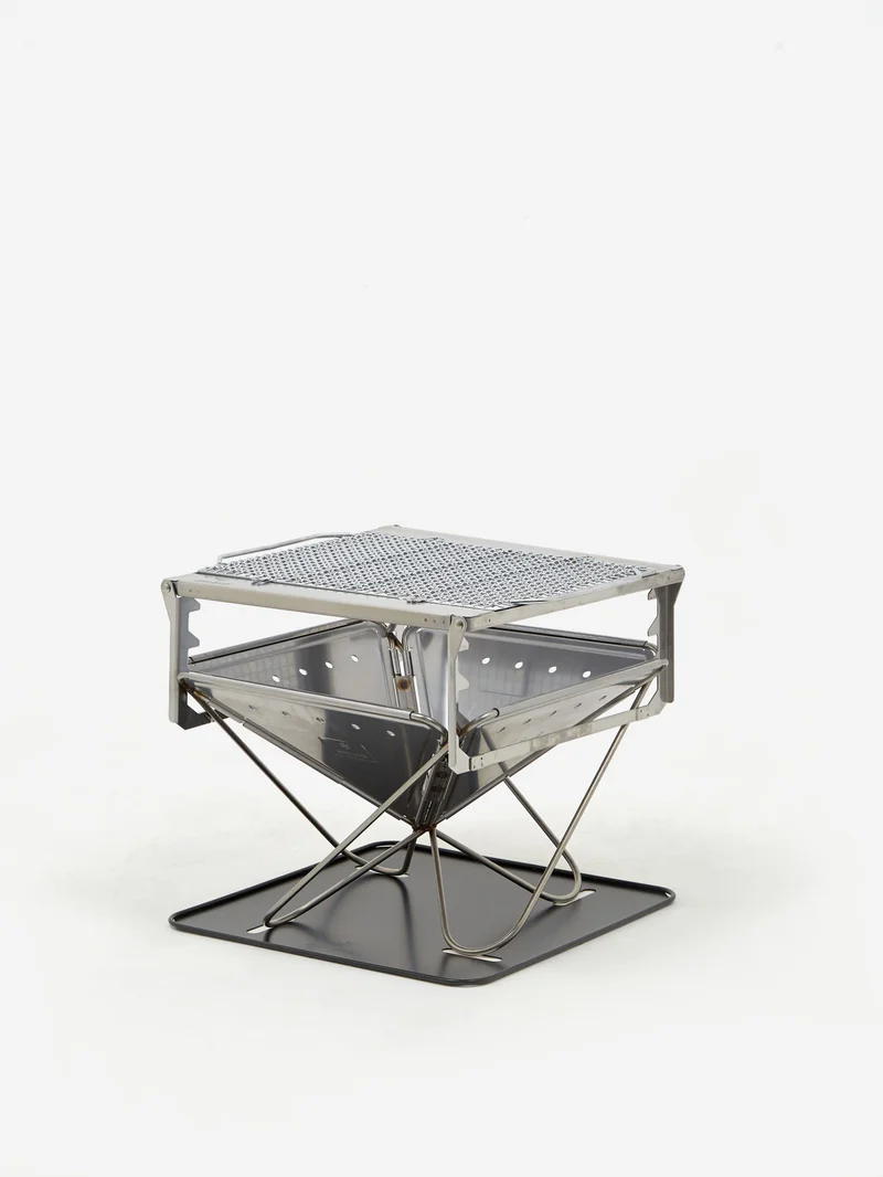 Image of Snow Peak Fire and Grill Starter Kit - Silver