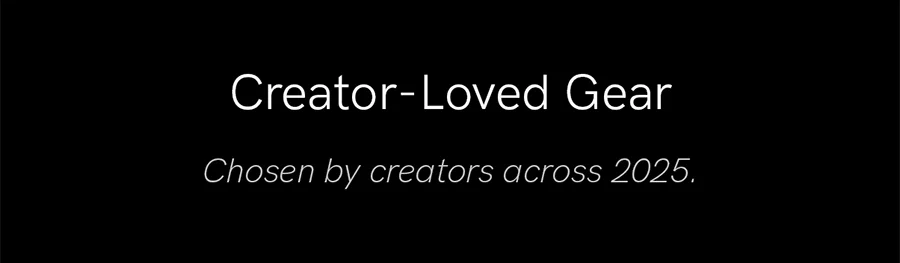 Shop creator-loved gear