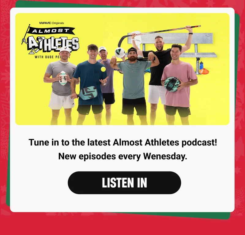 Tune in to the latest Almost Athletes podcast! New episodes every Wenesday. - LISTEN IN